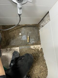 욕실 바닥 배관 누수 보수 공사일지 6