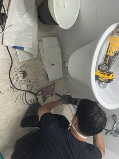 욕실 바닥 배관 누수 보수 공사일지 11