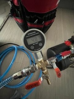 가압 시험과 가스 탐지 준비 공사일지 39