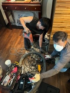 마루 바닥 청음 탐지 공사일지 60